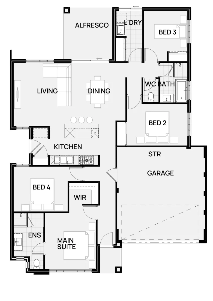 Baxter floorplan