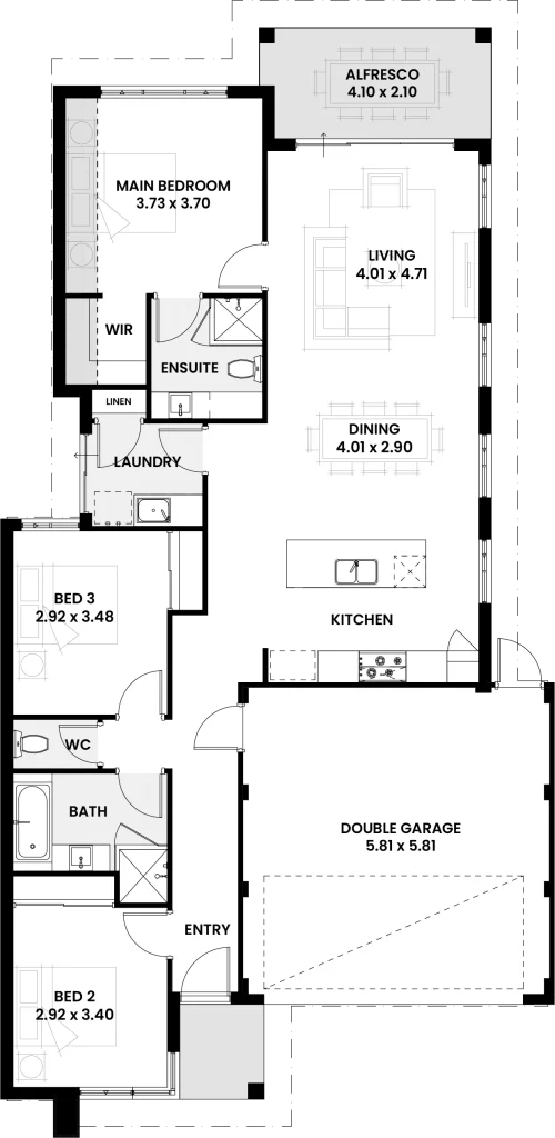 Walnut floorplan